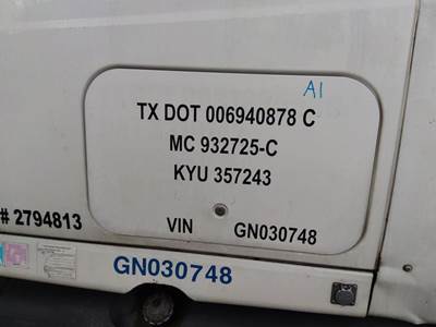 International ProStar Left Sleeper Door for a International PROSTAR 113