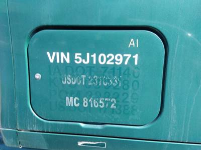 Kenworth T2000 Right Sleeper Door