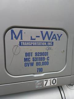 Kenworth T2000 Left Sleeper Door