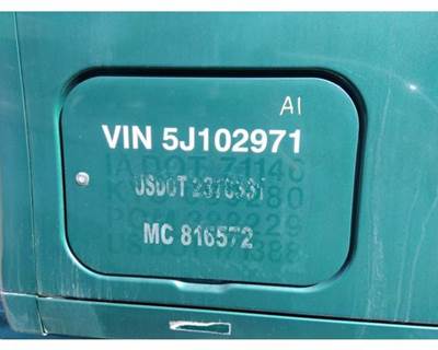 Kenworth T2000 Right Sleeper Door