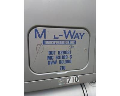 Kenworth T2000 Left Sleeper Door