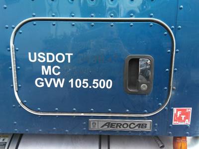 Kenworth T660 Left Sleeper Door