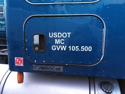 Kenworth T660 Right Sleeper Door