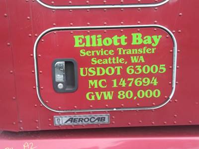 Kenworth T660 Right Sleeper Door