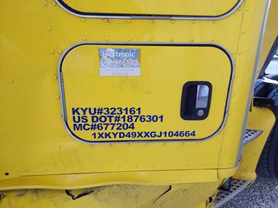 Kenworth T680 Left Sleeper Door