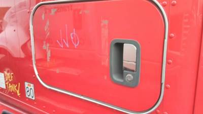 Kenworth T680 Left Sleeper Door
