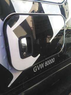 Kenworth T680 Left Sleeper Door