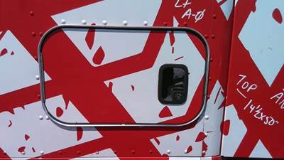 Kenworth T680 Left Sleeper Door