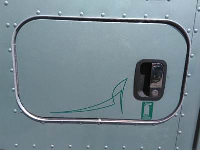 Kenworth T680 Left Sleeper Door