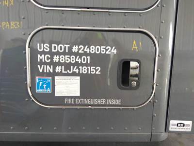 Kenworth T680 Left Sleeper Door