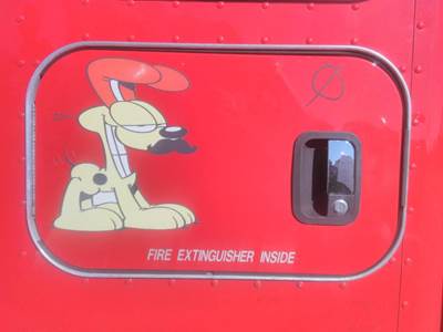 Kenworth T680 Left Sleeper Door