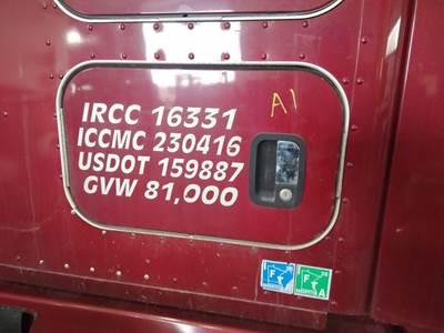 Kenworth T680 Left Sleeper Door