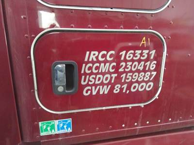 Kenworth T680 Right Sleeper Door