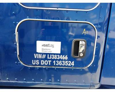 Kenworth T680 Left Sleeper Door