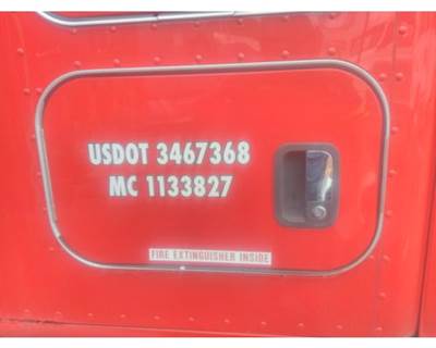Kenworth T680 Left Sleeper Door