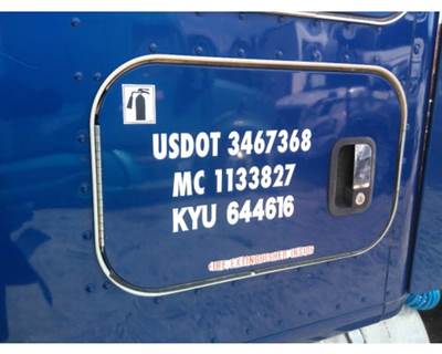 Kenworth T680 Left Sleeper Door