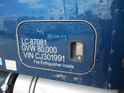 Kenworth T660 Left Sleeper Door