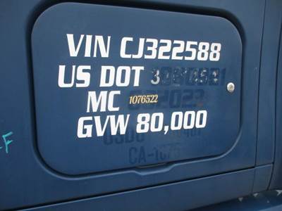 Kenworth T700 Left Sleeper Door