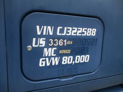 Kenworth T700 Right Sleeper Door