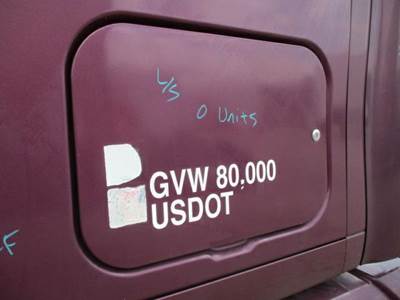 Kenworth T700 Left Sleeper Door