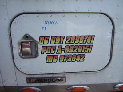 Kenworth W900 Right Sleeper Door