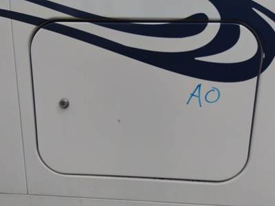 Mack Pinnacle CXU613 Right Sleeper Door for a Mack CXU613