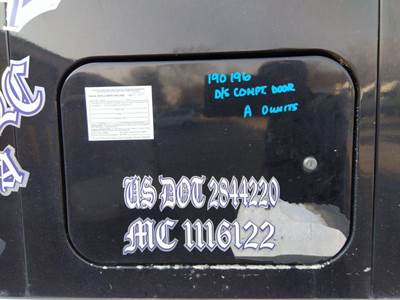 Mack Pinnacle CXU613 Left Sleeper Door for a Mack CXU613