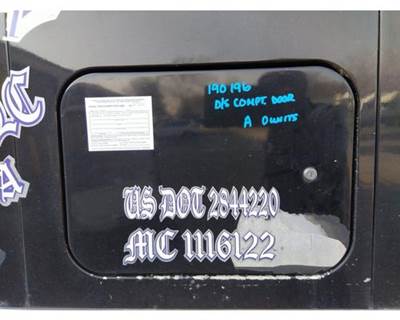 Mack Pinnacle CXU613 Left Sleeper Door for a Mack CXU613