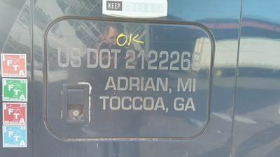 Mack Vision CX613 Right Sleeper Door for a Mack CX613