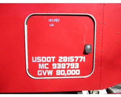 Peterbilt 386 Left Sleeper Door