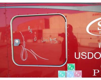 Peterbilt 386 Right Sleeper Door