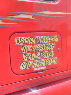 Peterbilt 387 Left Sleeper Door