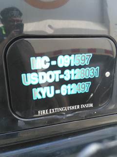 Peterbilt 387 Left Sleeper Door