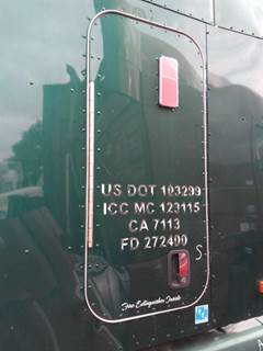 Peterbilt 579 Left Sleeper Door