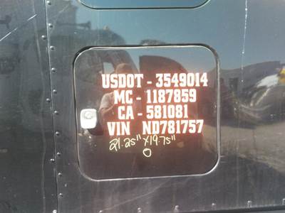 Peterbilt 579 Right Sleeper Door