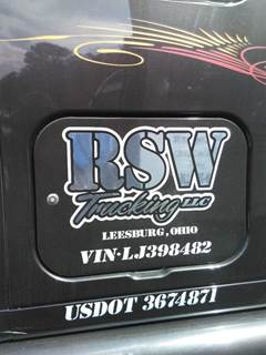 Peterbilt 587 Right Sleeper Door