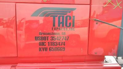 Volvo VNL Left Sleeper Door