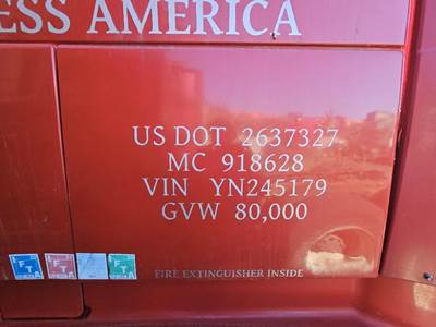 Volvo VNL Left Sleeper Door