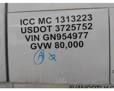 Volvo VNL Right Sleeper Door