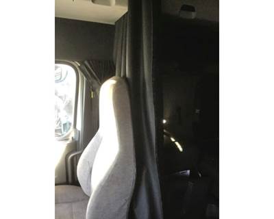 2019 Freightliner Cascadia 126 Sleeper Curtains, Complete Set of 4, Black Leather Cloth