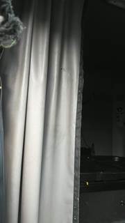 Used 2011 Freightliner Columbia 120 Right Sleeper Curtain, Gray