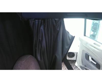 Used 2014 International ProStar Set of 4 Sleeper Curtains, Black/Grey, Sleeper & Front Windows