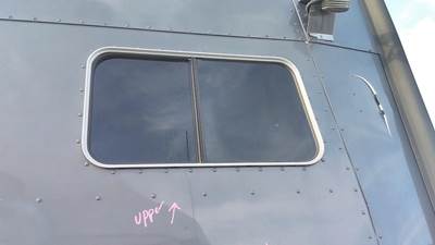 Peterbilt 386 Left Sleeper Window
