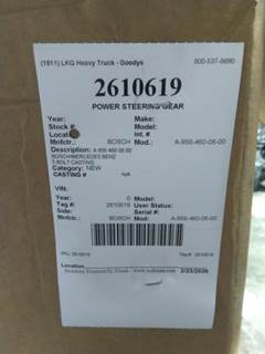 Bosch A-956-460-06-00 Steering Gear / Rack