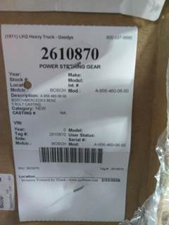 Bosch A-956-460-06-00 Steering Gear / Rack