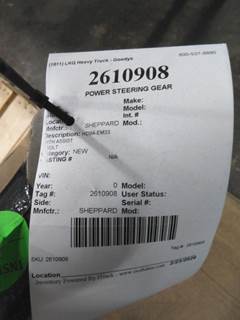 Sheppard HD94-EM33 Steering Gear / Rack