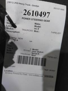 TRW/ROSS THP60-001 Steering Gear / Rack