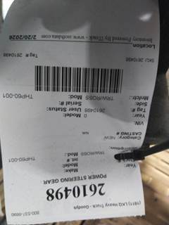 TRW/ROSS THP60-001 Steering Gear / Rack