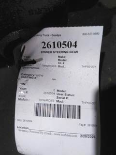 TRW/ROSS THP60-001 Steering Gear / Rack