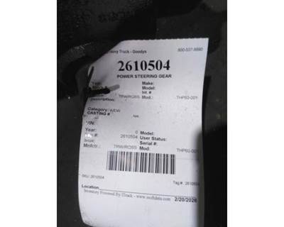 TRW/ROSS THP60-001 Steering Gear / Rack